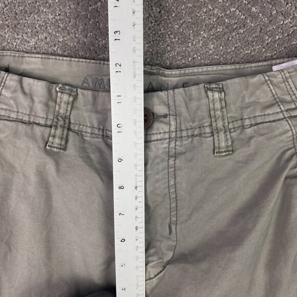 American Eagle Cargo Shorts Classic Length Men's 30 Faded Olive Green - Picture 8 of 11